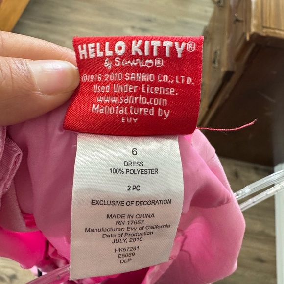 Vintage Hello Kitty Girls Party Dress – Size 6 - Picture 2 of 7